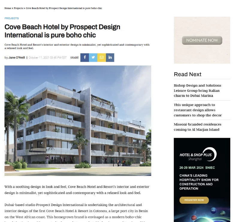 interior design press release